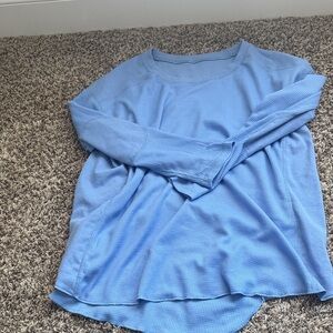 Amazon Women's Long Sleeve Blue Top